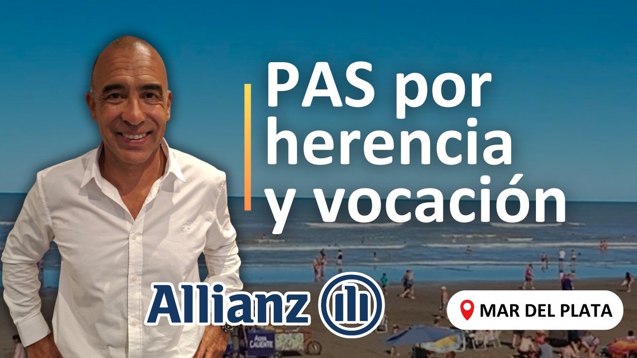 También en esta nueva visita por la ciudad de Mar del Plata nos llegamos hasta las oficinas de Juan Abraham. Continuador de una importante cartera formada por su padre, que opera fuertemente con Allianz Argentina.